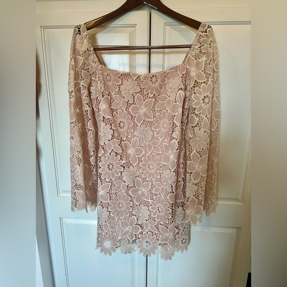 Lace mini dress